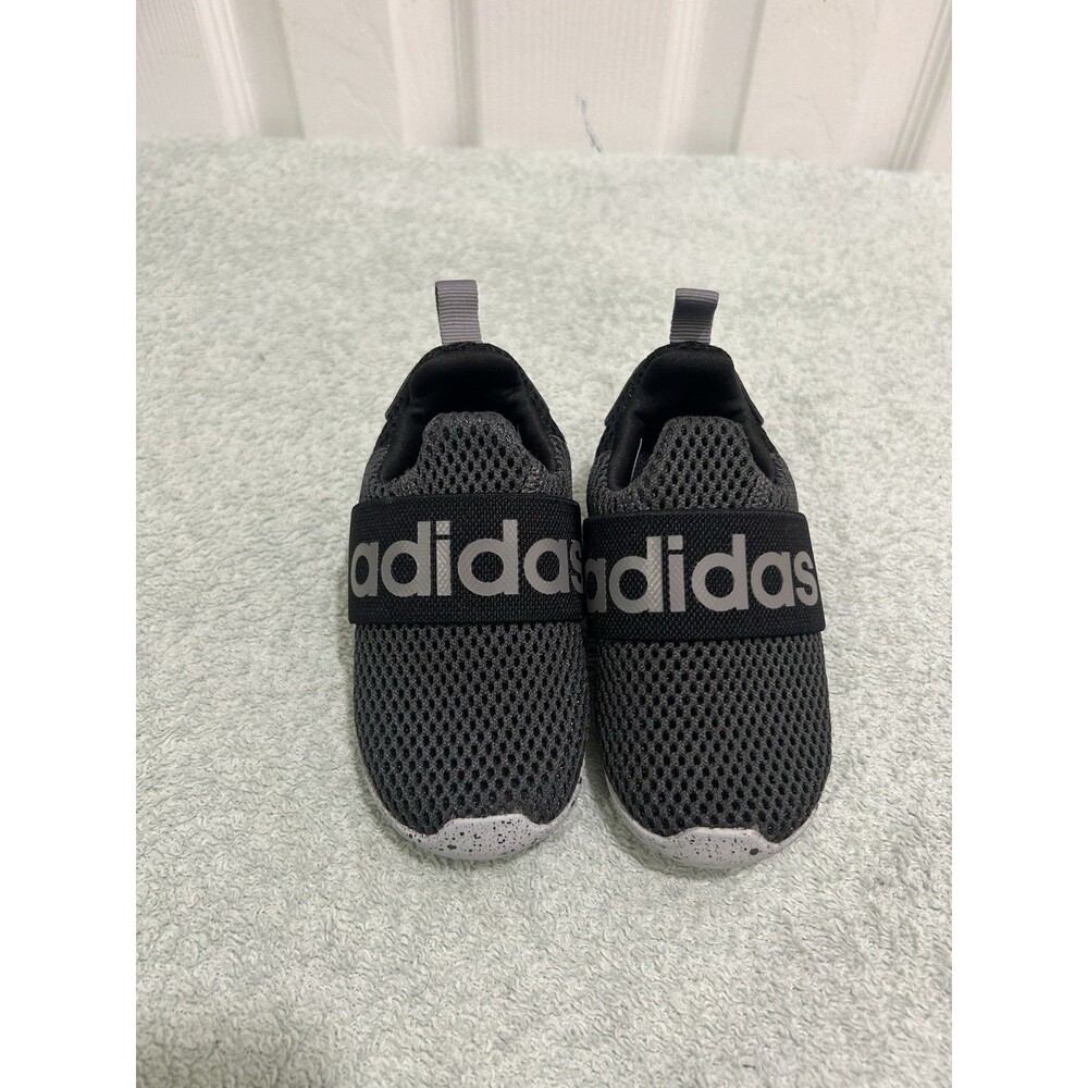 Adidas Lite Racer Adapt Toddler Shoes Size 6K  Black Gray Boys Girls Sneakers